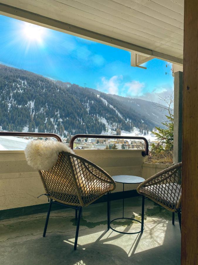Wunderstay Alpine 403 Centric Studio Balcony/View Давос Екстер'єр фото